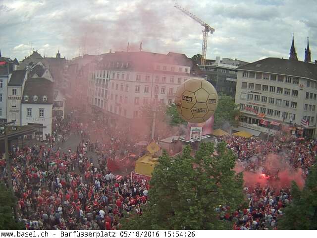Webcam Basel Barfüsserplatz Mittwoch Mittag