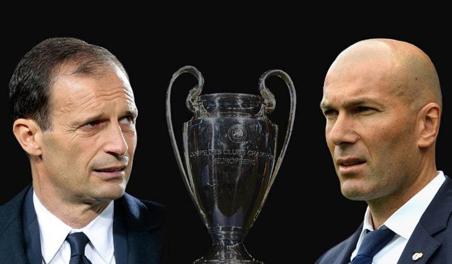Allegri und Zidane Pokal