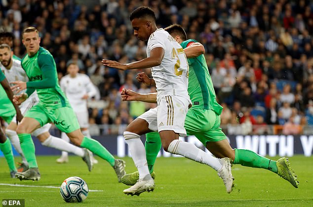 2019-10-30-Rodrygo.jpg  Real Madrid gegen Leganes Goal